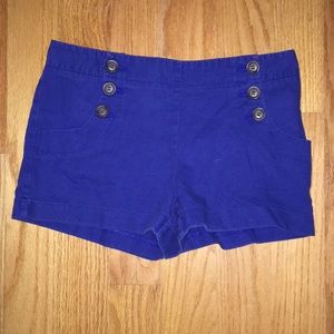 Blue Sailor Shorts